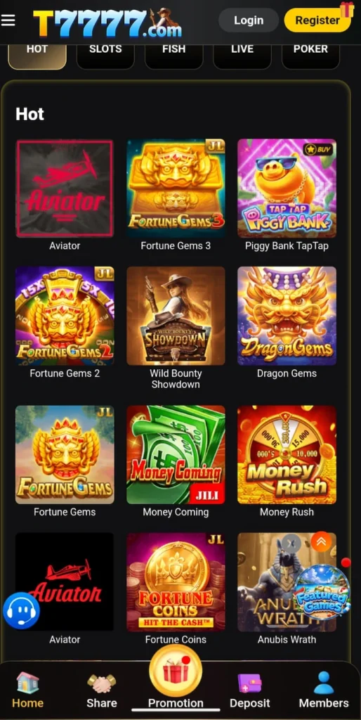 T7777 Games
