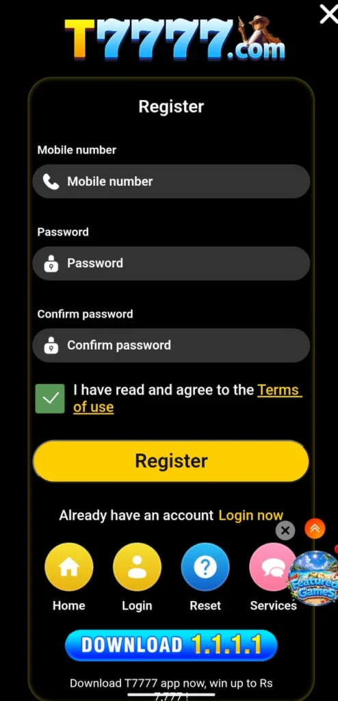 T7777 Register