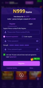N999 Game APK Download Real Earning App For Android 2